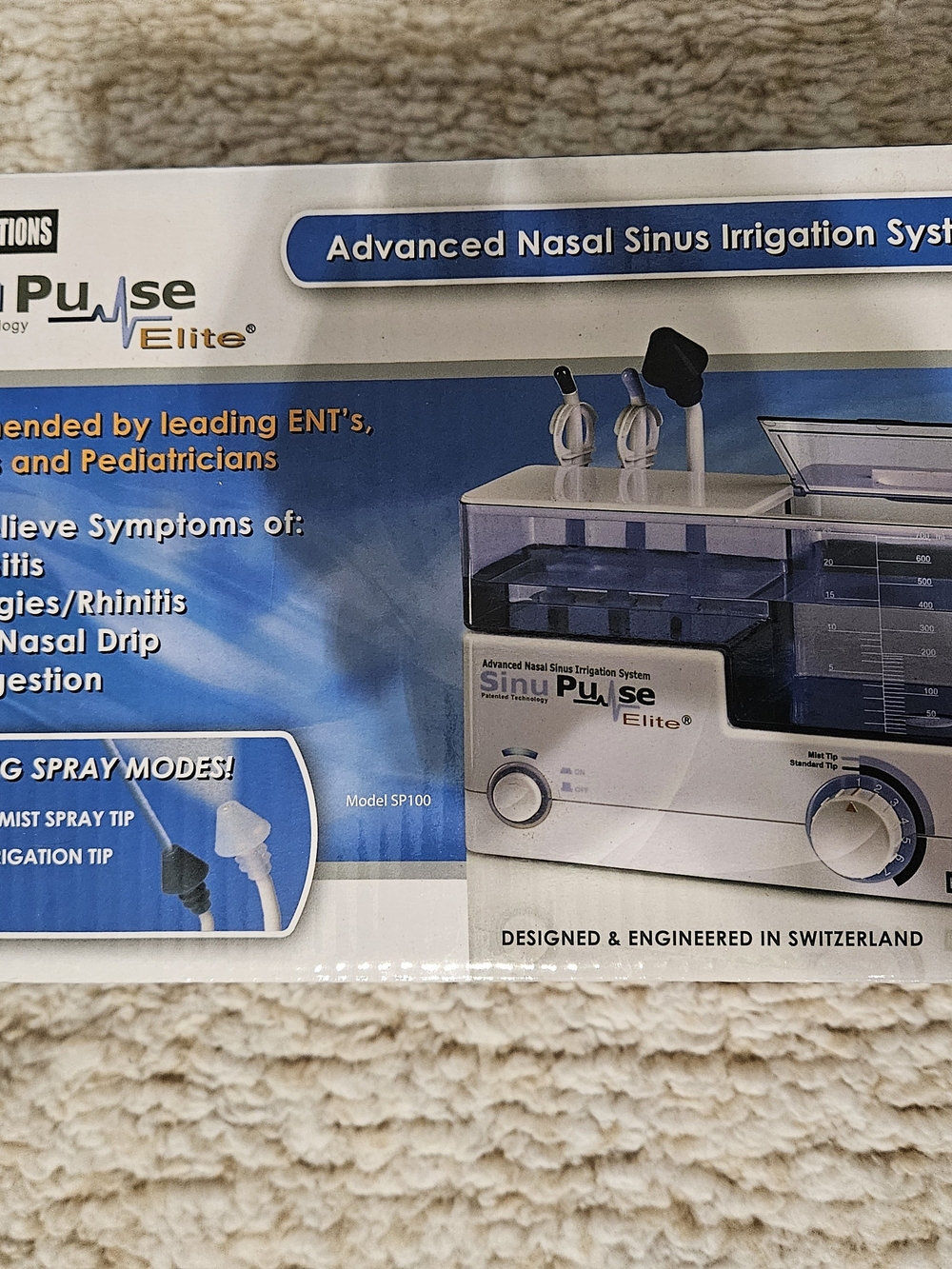 SinuPulse Advanced Nasal Sinus Irrigation System - BRAND NEW